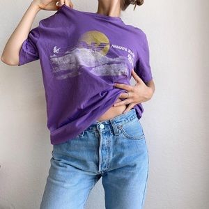 Vintage purple Armani tee